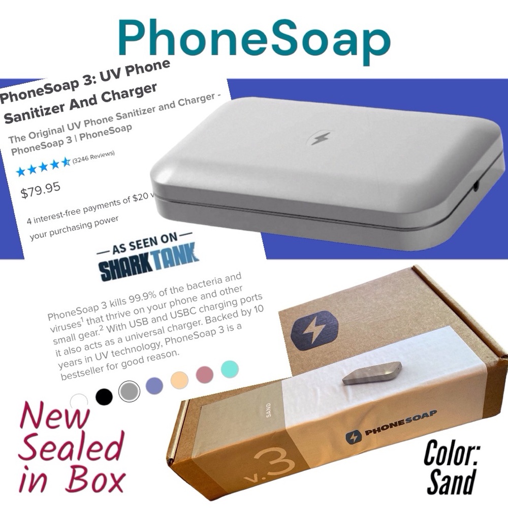 PhoneSoap UV Phone Sanitizer & Charger Retails $79!